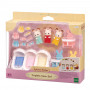 Sylvanian Families conjunto de início com trigémeos - conjunto de acessórios de cuidados para bebé