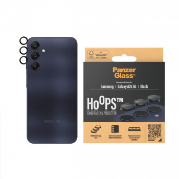 PanzerGlass Hoops protetor de lente da câmara para Samsung Galaxy A25 5G, preto