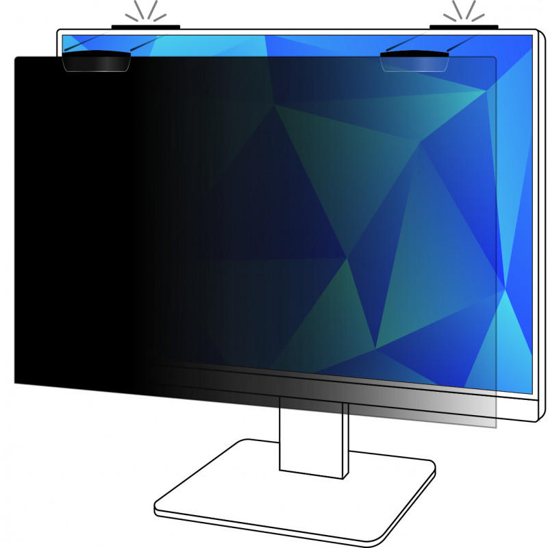Filtro de privacidade 3M para monitor de ecrã inteiro 24