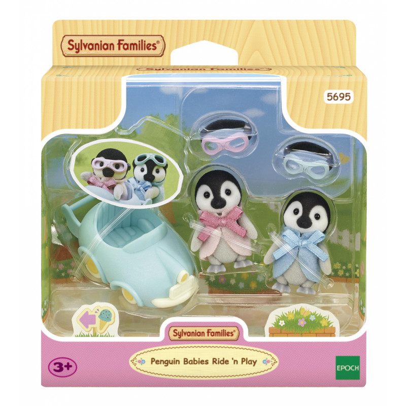 Sylvanian Families conjunto de brincar e conduzir pinguim
