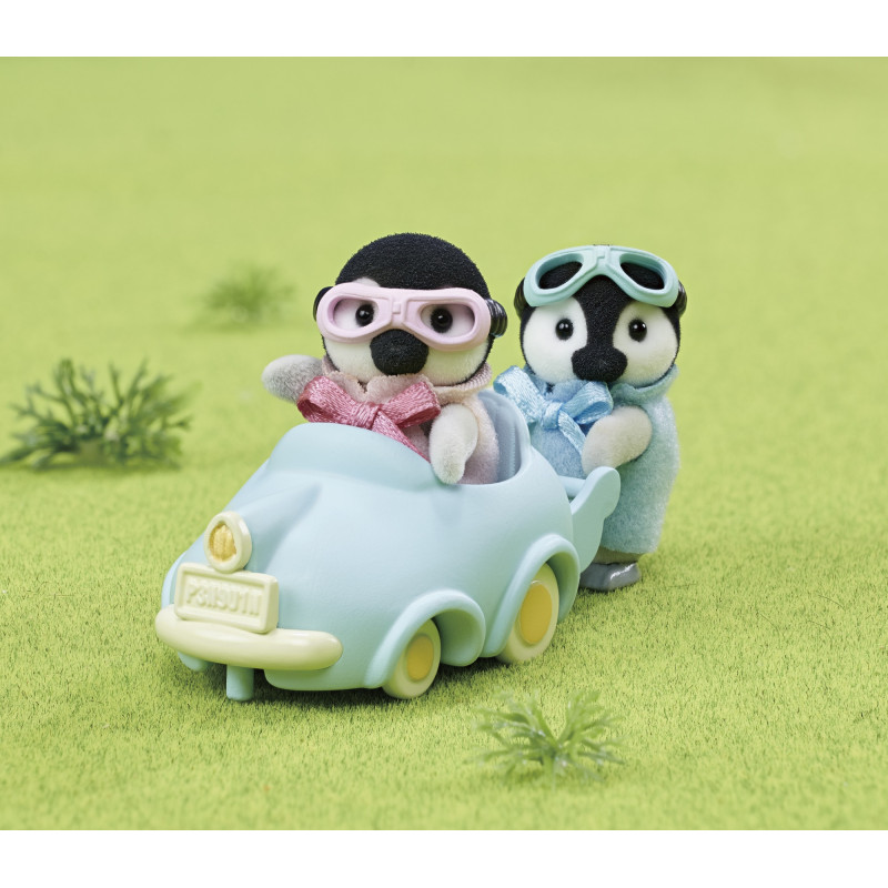 Sylvanian Families conjunto de brincar e conduzir pinguim