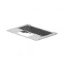HP Pavilion 15-CS teclado retroiluminado prateado UK com apoio de mãos tampa superior conjunto (N45442-031)