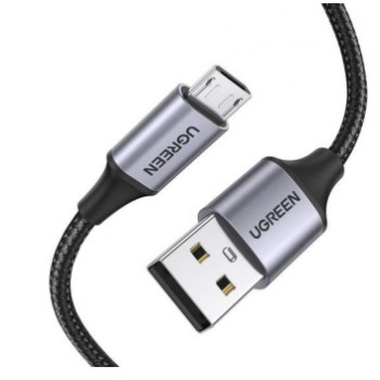 Cabo UGREEN USB-A para Micro-USB Quick Charge 3.0 1m Preto