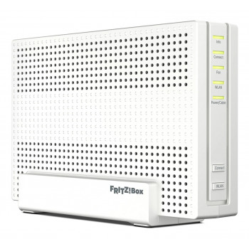 AVM FRITZ!Box 6690 Pro Cable – router de cabo DOCSIS 3.1 com Wi-Fi 6, 2.5 GbE, Mesh, DECT