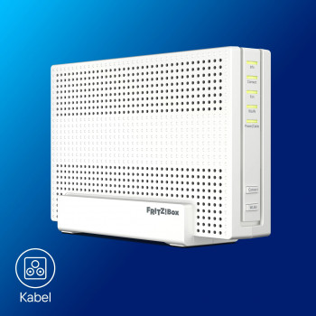 AVM FRITZ!Box 6690 Pro Cable – router de cabo DOCSIS 3.1 com Wi-Fi 6, 2.5 GbE, Mesh, DECT
