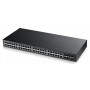 Switch Gigabit Smart Managed ZyXEL GS1920-48 de 48 portas com 4 uplinks SFP e PoE+ (375W)