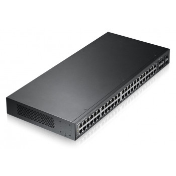 Switch Gigabit Smart Managed ZyXEL GS1920-48 de 48 portas com 4 uplinks SFP e PoE+ (375W)