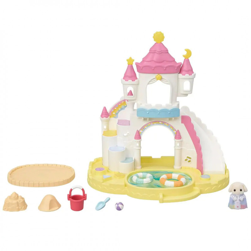 EPOCH Sylvanian Families jardim de infância conjunto de brincar caixa de areia e piscina