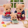 EPOCH Sylvanian Families família Biscuit Bear - 4 figuras colecionáveis