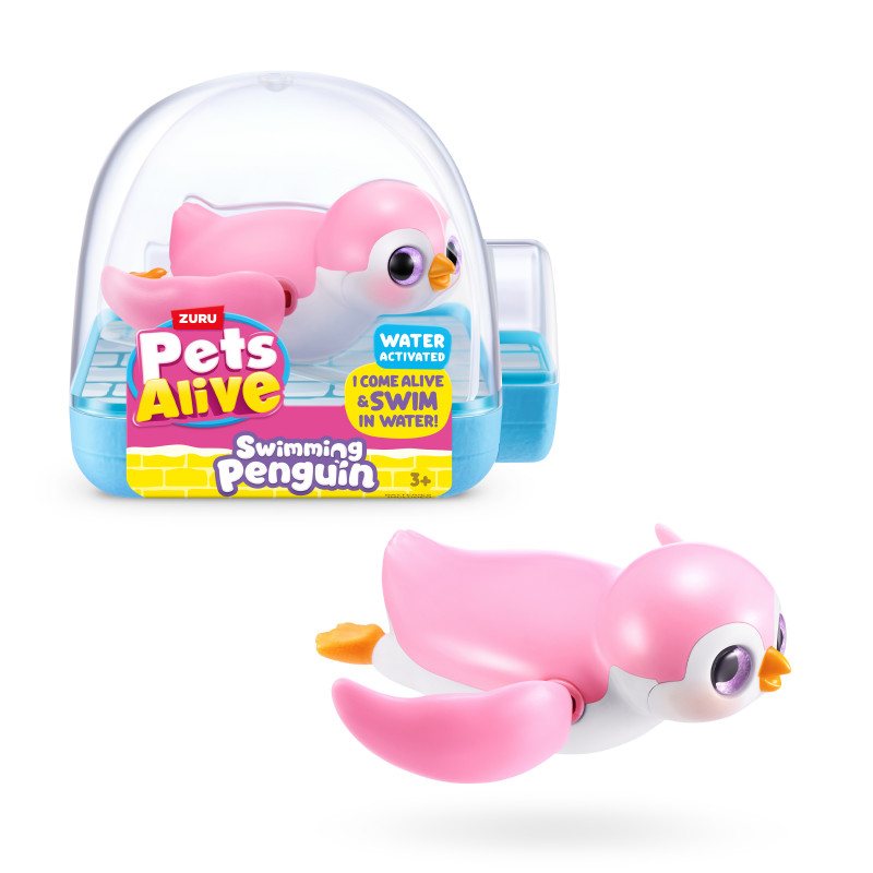 Zuru Pets Alive Pinguim Flutuante - várias cores, brinquedo de banho robótico