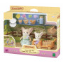 EPOCH Sylvanian Families conjunto de piquenique soalheiro - raposa fennec irmã e bebé