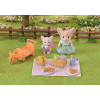 EPOCH Sylvanian Families conjunto de piquenique soalheiro - raposa fennec irmã e bebé