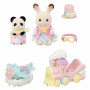Sylvanian Families Conjunto de Brincar Parque de Diversões com Passeio de Comboio