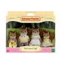 Conjunto de figuras Epoch Sylvanian Families família de esquilos