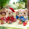 Conjunto de brincar EPOCH Sylvanian Families irmãos urso Biscuit piquenique divertido