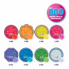 Pack de recarga EPOCH Aquabeads Neon Beads - 600 contas fixas em 8 cores néon, ativadas por água, compatíveis com todos os conjuntos Aquabeads