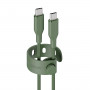 Cabo PanzerGlass Racing 60W USB-C para USB-C 1,2 m verde