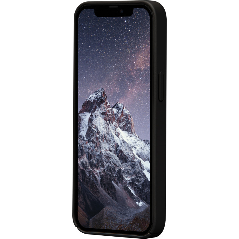 Capa dbramante1928 Dune para iPhone 14 Pro preta em pele plena flor