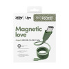 Cabo PanzerGlass empower Magnetic 240W USB-C para USB-C 1,5 m verde