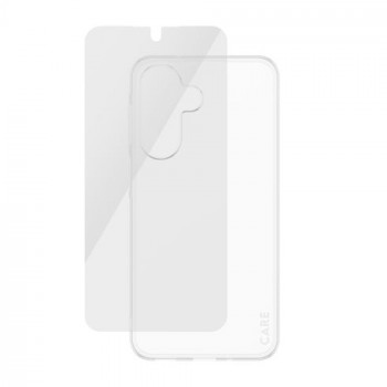 Conjunto de proteção PanzerGlass Hoops 2-in-1 Ultra-Wide Fit para ecrã e câmara para Samsung Galaxy S26+ – castanho