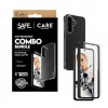 Conjunto de proteção PanzerGlass Hoops 2-in-1 Ultra-Wide Fit para ecrã e câmara para Samsung Galaxy S26+ – castanho