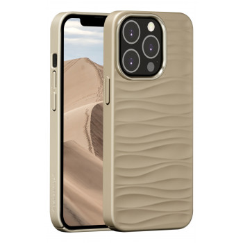 Capa dbramante1928 Dune para iPhone 14 Pro - bege-areia