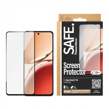 Proteção de ecrã SAFE by PanzerGlass Oppo Reno12 F 5G Ultra-Wide Fit SAFE95996
