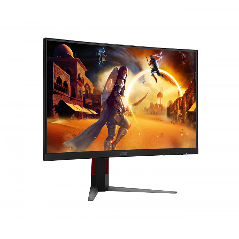 Monitor gaming curvo AOC CQ27G4Z2 27 polegadas QHD - 240Hz Fast VA, 0,5ms MPRT, FreeSync Premium, altura ajustável