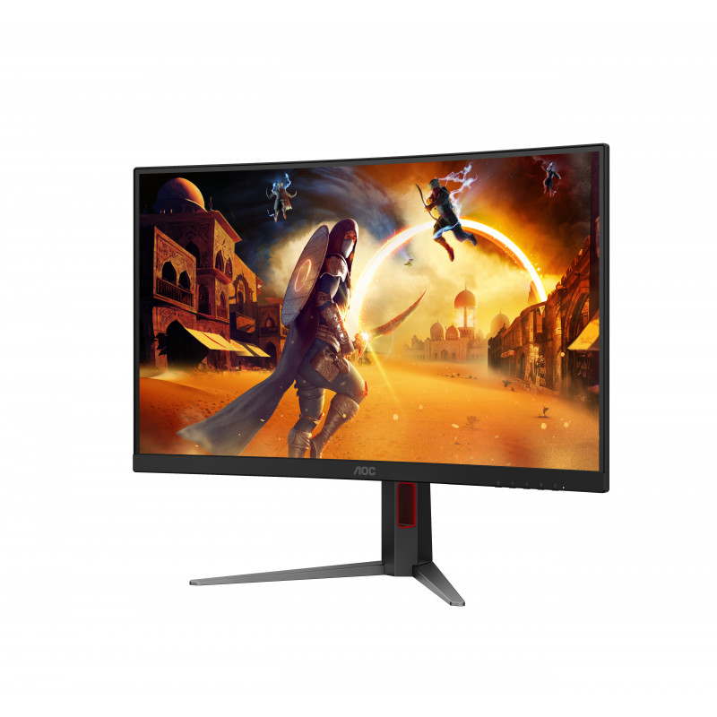 Monitor gaming curvo AOC CQ27G4Z2 27 polegadas QHD - 240Hz Fast VA, 0,5ms MPRT, FreeSync Premium, altura ajustável