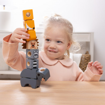 Melissa & Doug Blockables Woodland Friends Conjunto