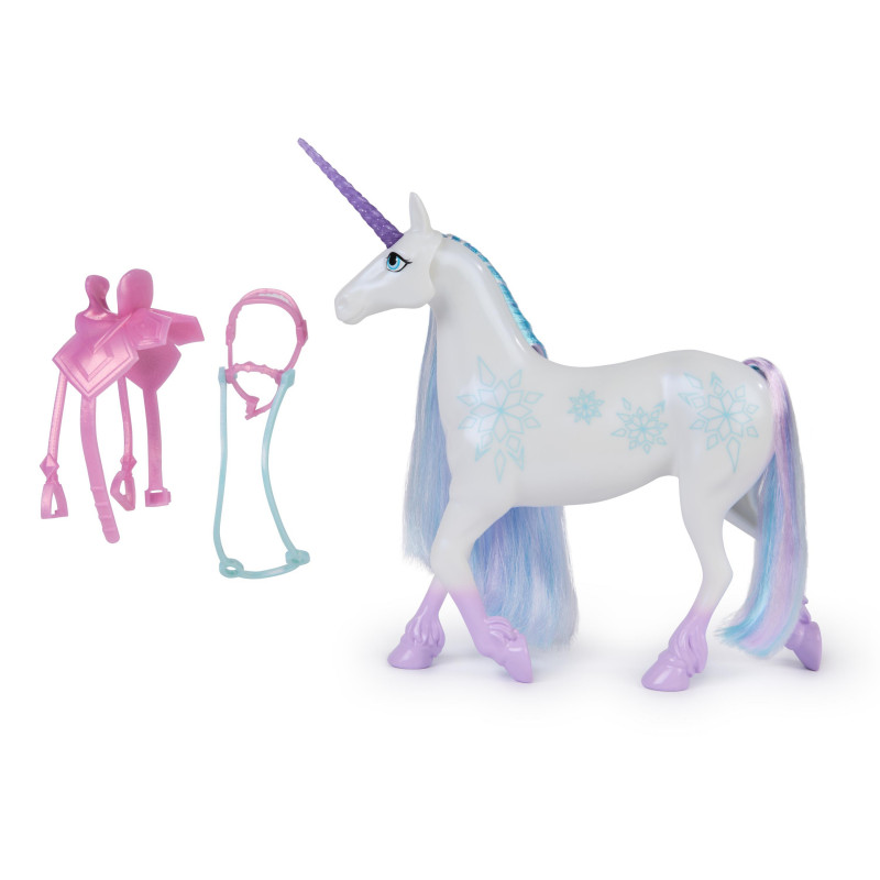 Spin Master Unicorn Academy - conjunto de figuras Glacier unicórnio e Ava cavaleira