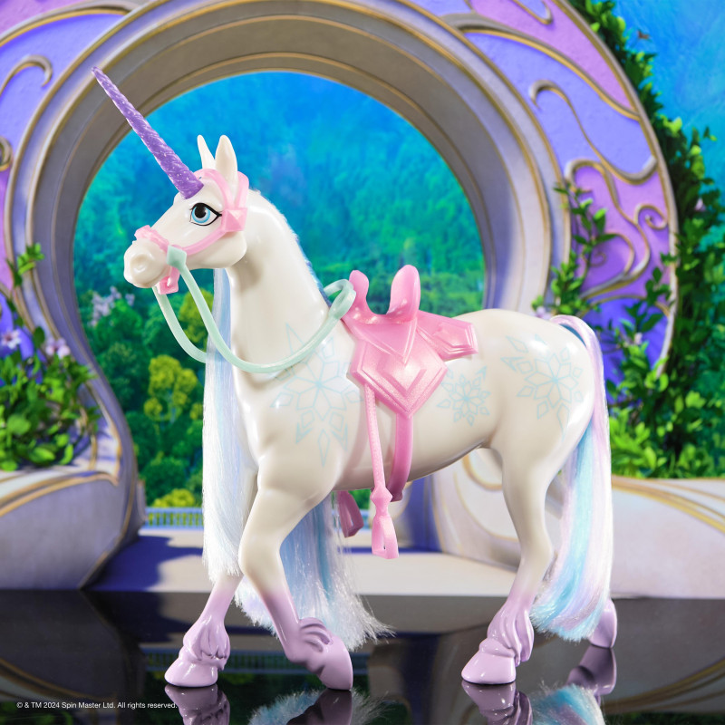 Spin Master Unicorn Academy - conjunto de figuras Glacier unicórnio e Ava cavaleira