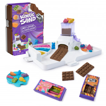Kinetic Sand Candy Station conjunto de brincar