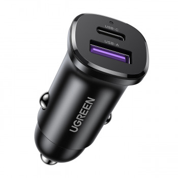 UGREEN EC305 Carregador de parede 30W USB-C + USB-A PD 3.0 PPS Quick Charge 3.0 preto