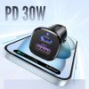 UGREEN EC305 Carregador de parede 30W USB-C + USB-A PD 3.0 PPS Quick Charge 3.0 preto