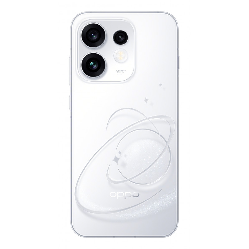 OPPO Reno16 5G 8GB RAM 512GB armazenamento 6,7 polegadas ecrã AMOLED 120Hz câmara tripla 50MP OIS carregamento rápido 80W branco