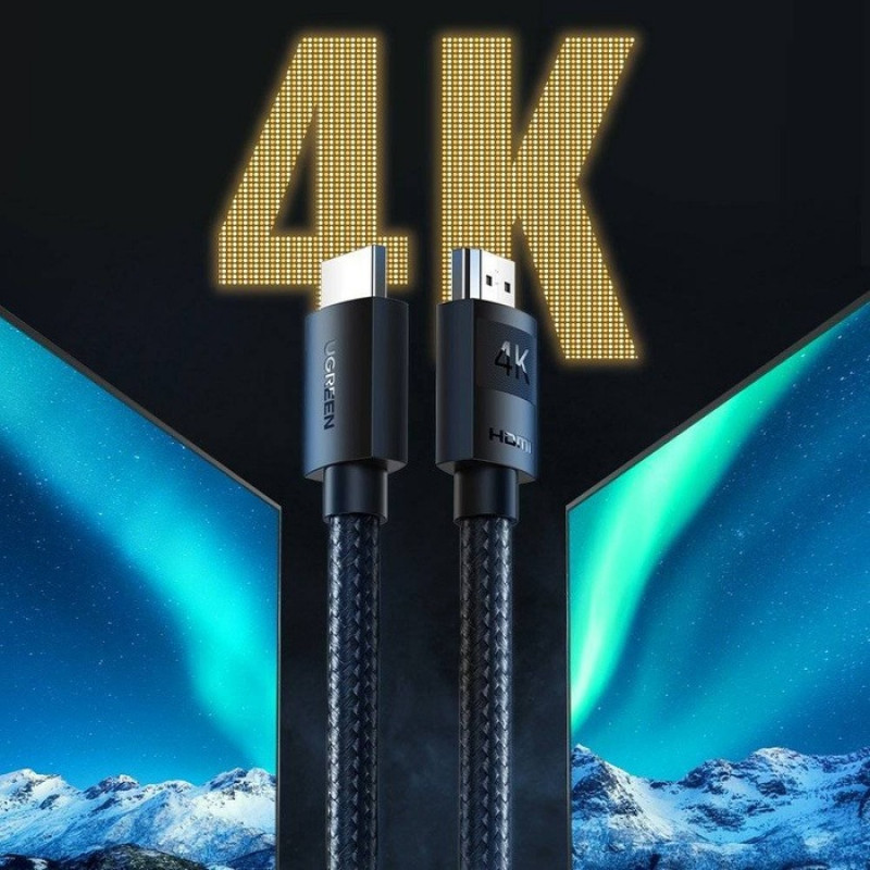 Cabo HDMI 2.0 UGREEN HD119 4K 60Hz 3m preto