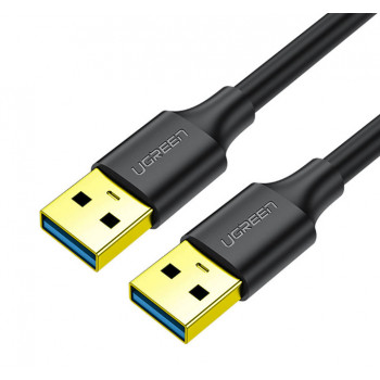 Cabo UGREEN USB 3.0 ficha Type-A para ficha Type-A 3m preto