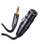 UGREEN AV182 Cabo de áudio XLR macho para 3,5 mm TRS macho 1 m preto