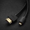 UGREEN HD127 Cabo Micro-HDMI para HDMI 4K 3D 1m preto