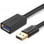 Cabo de extensão UGREEN USB 3.0 1,5 m preto
