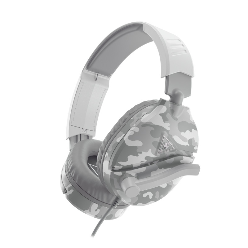 Turtle Beach RECON 70 auscultadores gaming over-ear com fio e microfone dobrável, branco Camo (TBS-6230-02)