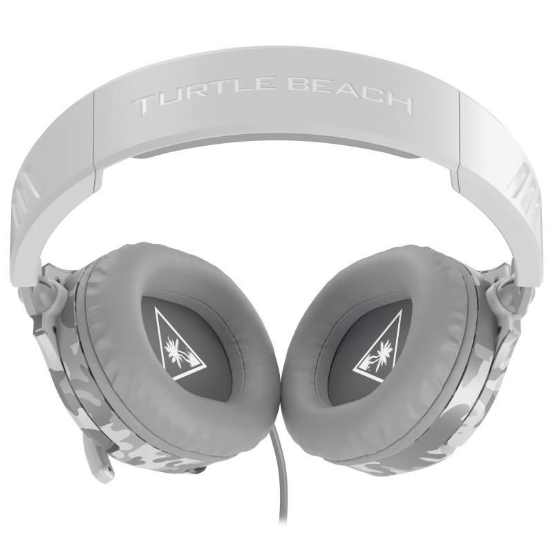 Turtle Beach RECON 70 auscultadores gaming over-ear com fio e microfone dobrável, branco Camo (TBS-6230-02)