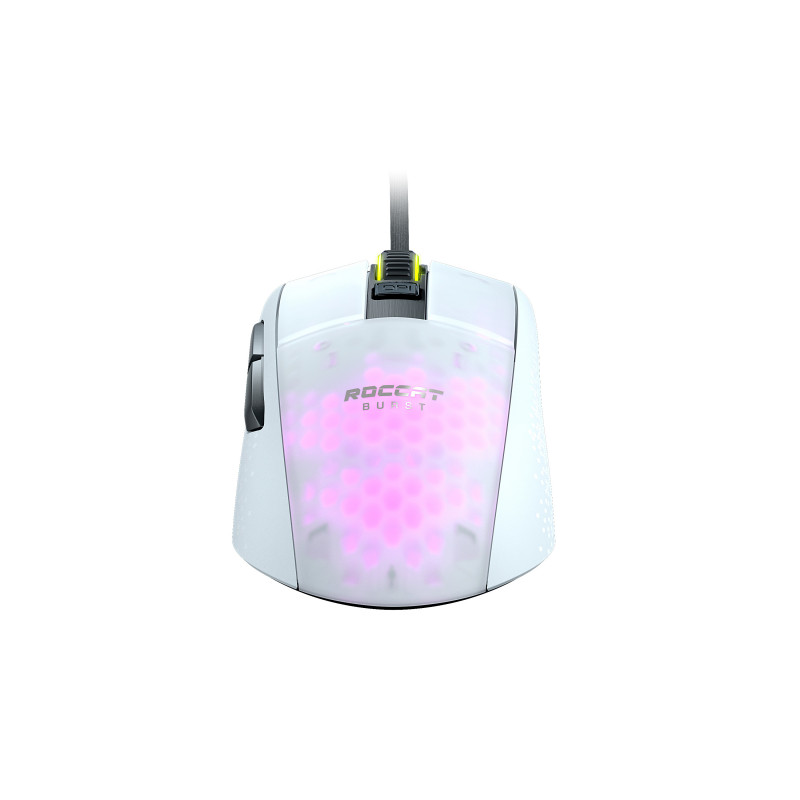 Roccat Burst Pro rato gaming com fio, 16000 dpi, 68 g, branco (ROC-11-746)