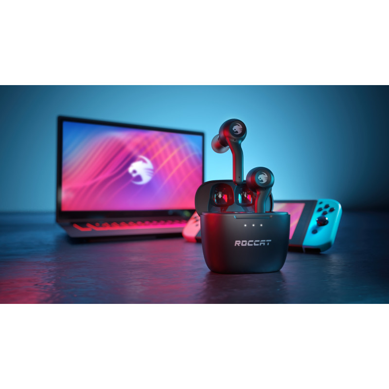 Roccat Syn Buds Air auriculares True Wireless, Bluetooth 5.1, preto (ROC-14-102-02)