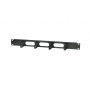 Intellinet 204279 organizador de cabos para rack 19 polegadas 1U com 4 ganchos, 48 mm de profundidade, preto