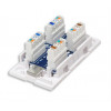 Tomada Keystone Intellinet 504904 Cat5e UTP, tecnologia de corte LSA a 90 graus, branca