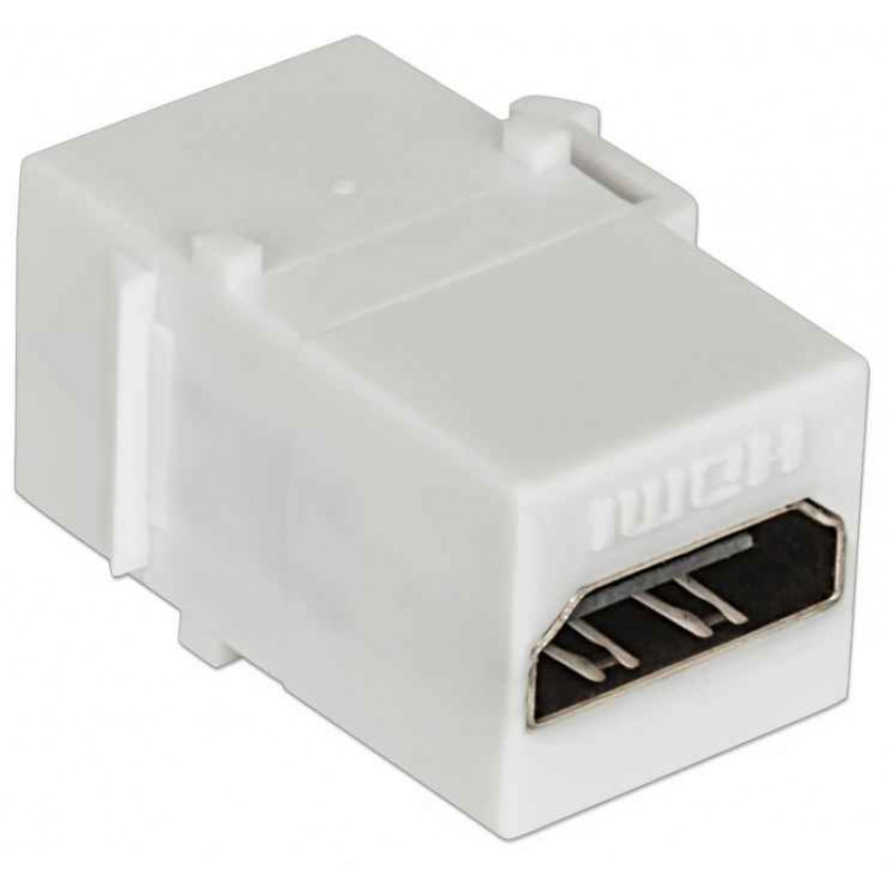 Módulo Keystone Intellinet RJ45 para HDMI fêmea/fêmea branco