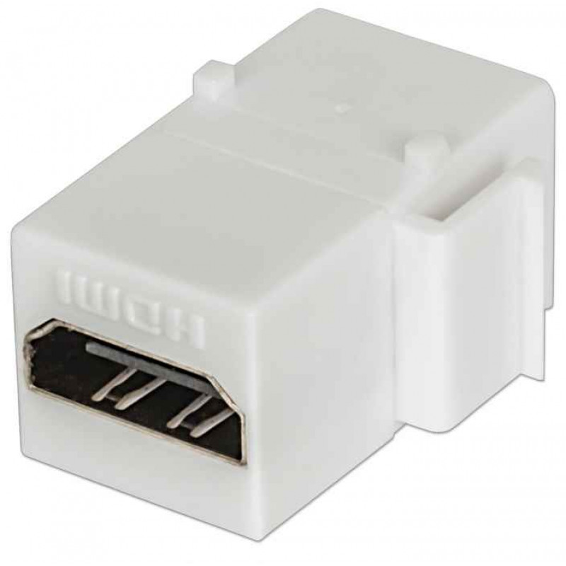 Módulo Keystone Intellinet RJ45 para HDMI fêmea/fêmea branco