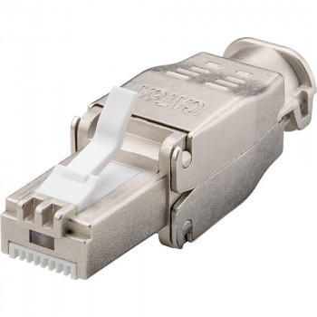 Techly 105872 RJ45 Cat6a 10G Ficha modular sem ferramentas, STP